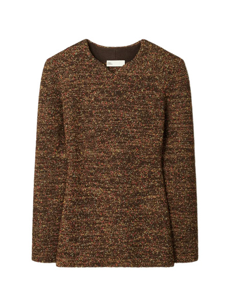  Tory Burch V-neck Sweater - Brown 