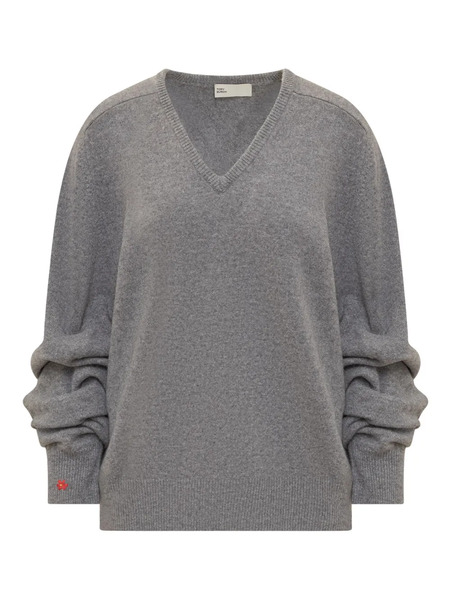  Tory Burch V-neck Sweater - Grey 