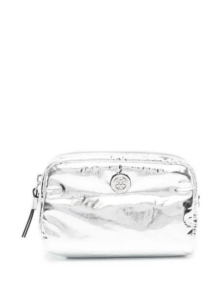  Tory Burch Virginia Make Up Bag - Silver 