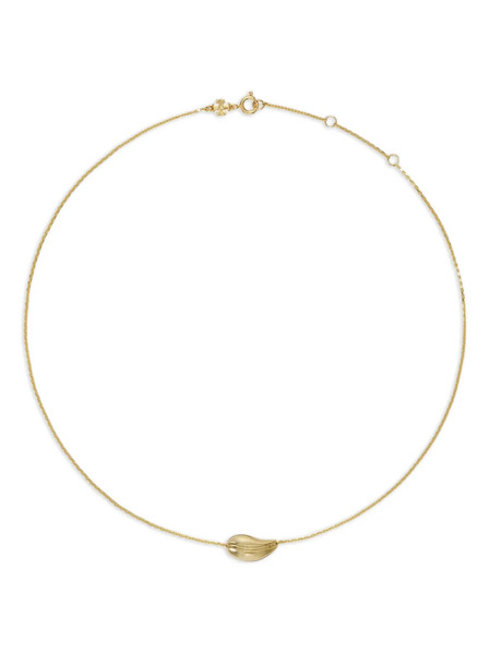  Tory Burch Wave Pendant Necklace - Gold 