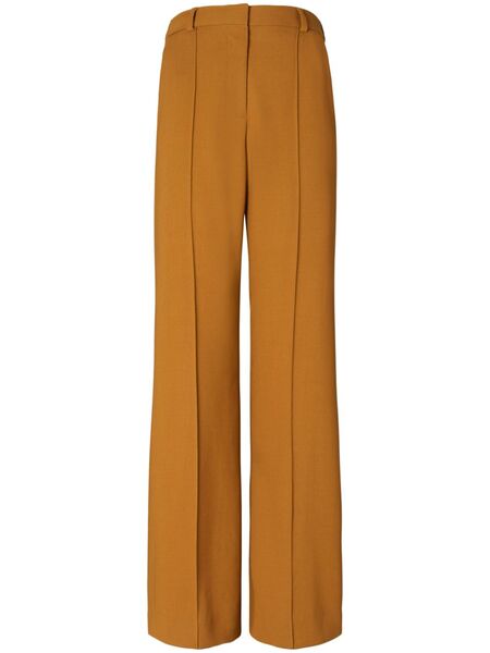  Tory Burch Wide-leg Wool Trousers - Brown 