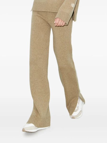  Tory Burch Wool Track Pants - Neutrals 