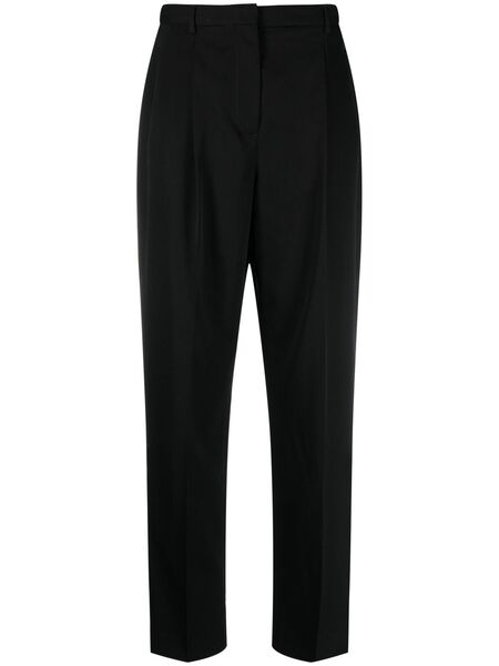  Tory Burch Wool Twill Trousers - Black 