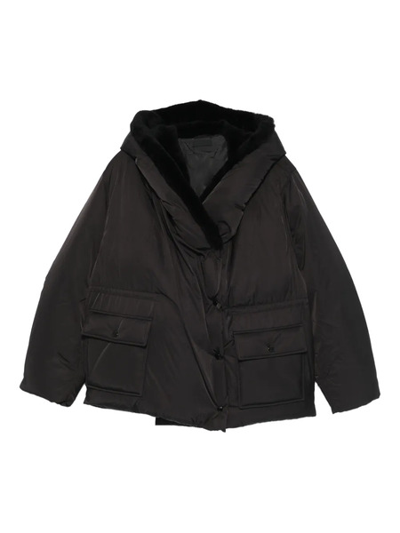 Toteme Cinched Puffer Jacket - Black 