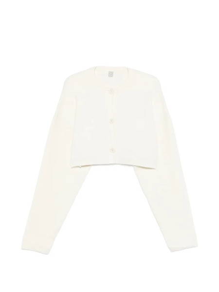  Toteme Cropped Cardigan - Neutrals 