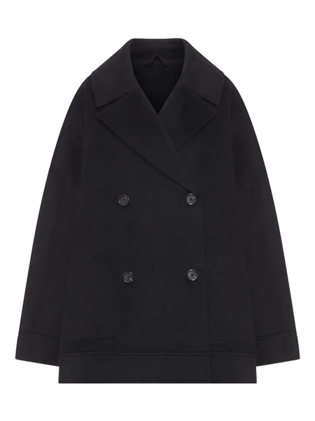  Toteme Double-breasted Wool Jacket - Black 