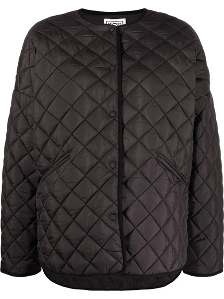  Toteme Drop-shoulder Quilted Jacket - Black 