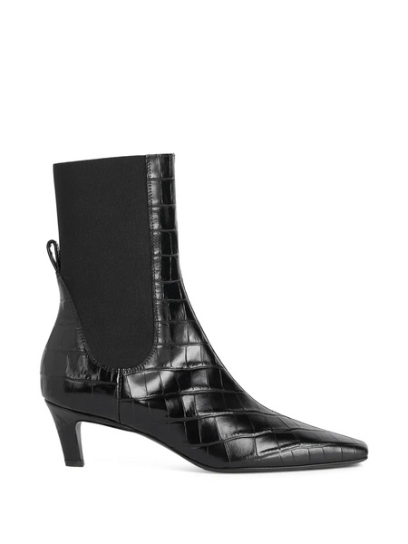  Toteme Embossed Chelsea Boots - Black 