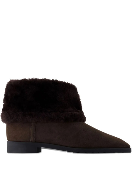  Toteme Fold Down Ankle Boots - Brown 