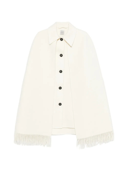  Toteme Fringed-hem Coat - Neutrals 