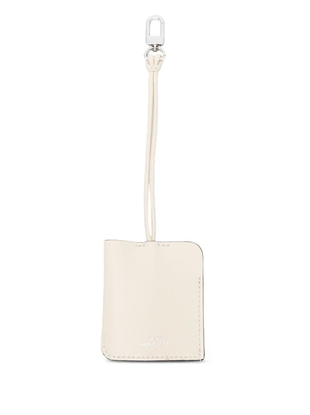  Toteme Grained-leather Keyring - Neutrals 