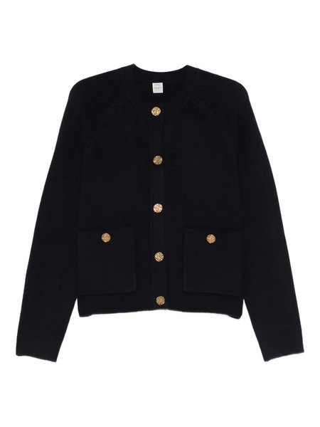  Toteme Hammered-button Cardigan - Blue 
