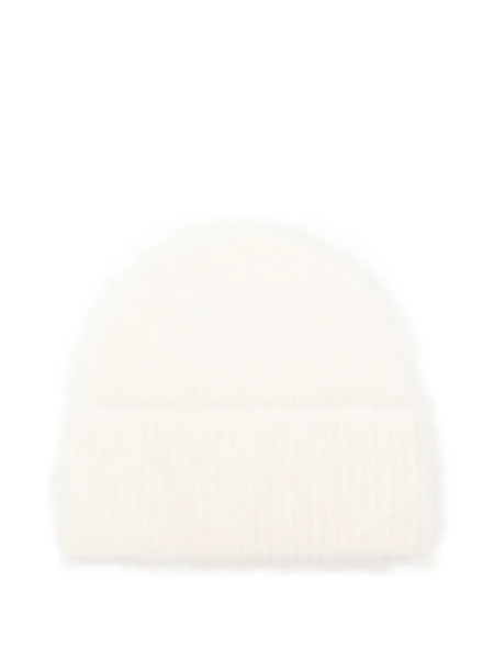  Toteme Knitted Beanie Hat - Neutrals 
