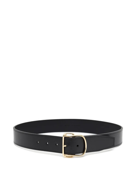  Toteme Leather Belt - Black 