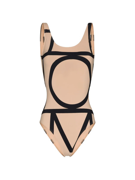  Toteme Monogram Swimsuit - Neutrals 