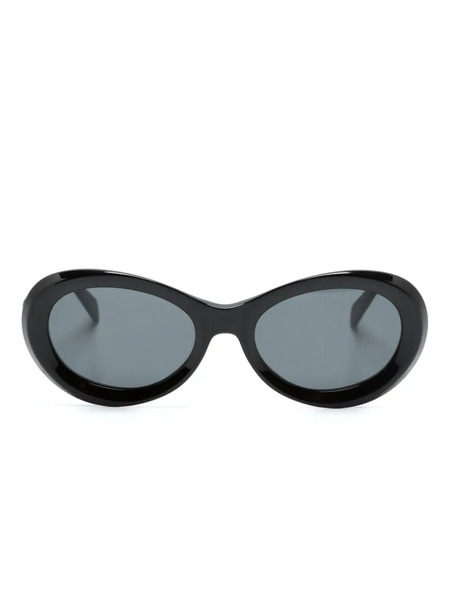  Toteme Oval-frame Sunglasses - Black 