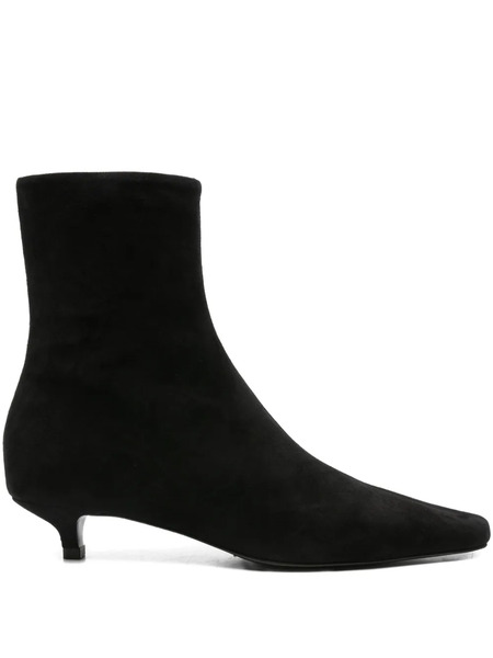  Toteme Pointed-toe Ankle Boots - Black 