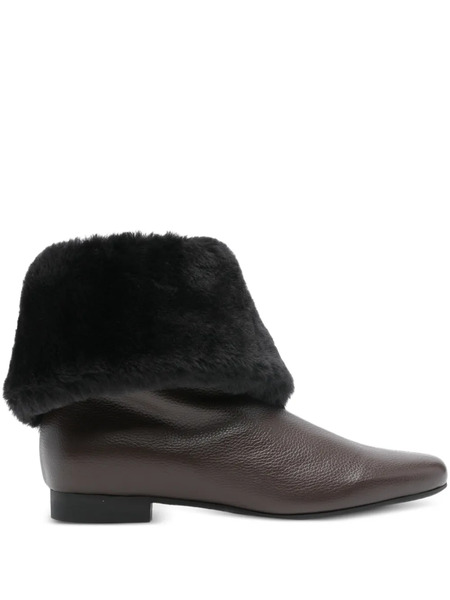  Toteme Shearling Boots - Brown 