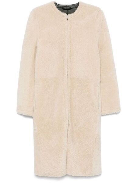  Toteme Shearling Coat - Neutrals 