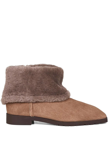  Toteme Shearling-cuff Boots - Brown 