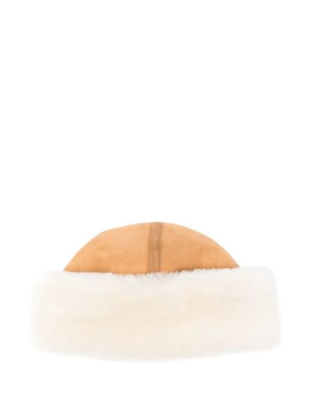  Toteme Shearling Hat - Neutrals 