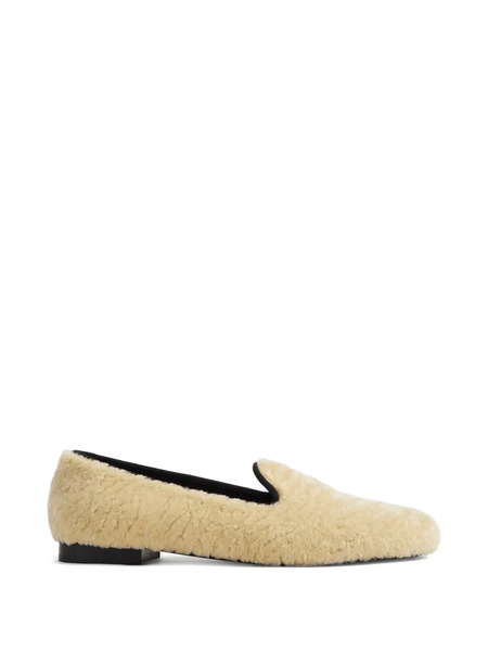  Toteme Shearling Loafers - Neutrals 