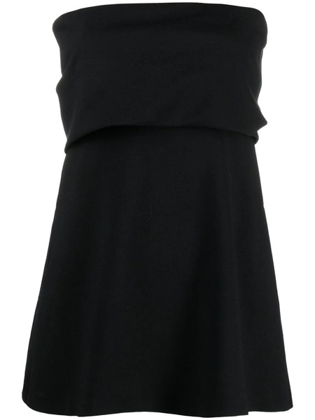  Toteme Strapless Flared Top - Black 