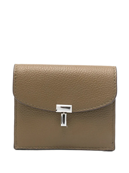  Toteme T-lock Leather Cardholder - Brown 