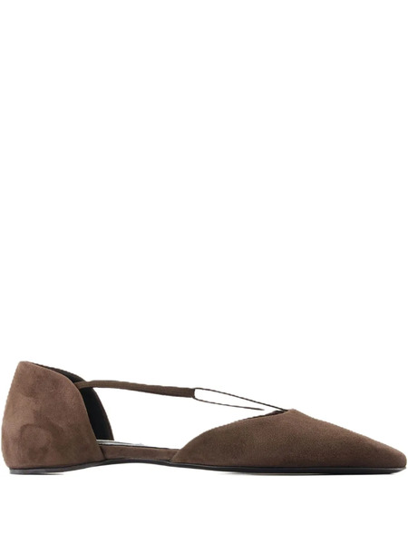  Toteme T-strap Ballet Flats - Brown 