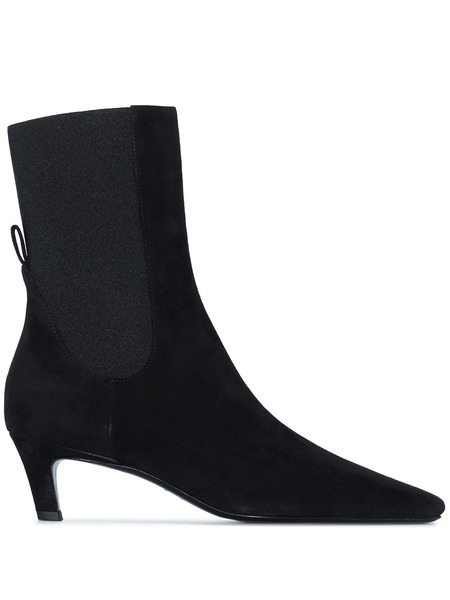  Toteme The Mid Heel 65mm Boots - Black 