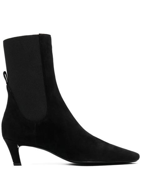  Toteme The Mid Heel 50mm Boots - Black 