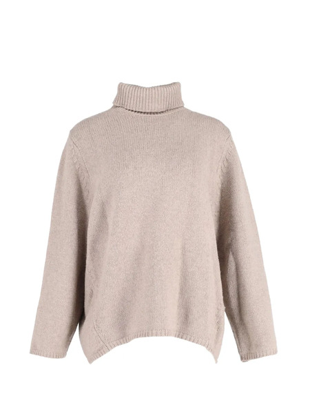  Toteme Turtleneck Ribbed Sweater - Neutrals 