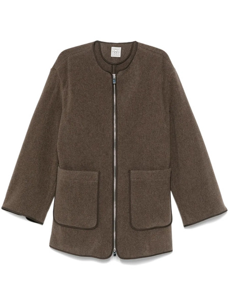  Toteme Zip-up Jacket - Brown 