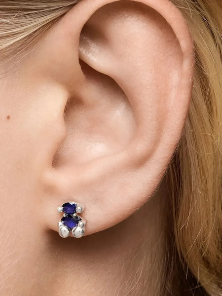  Tous Bear-shape Earrings - Silver 