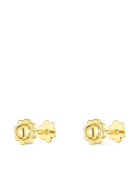  Tous Flower-shaped Stud Earrings - Gold 