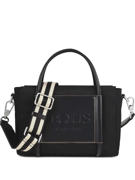  Tous Leather-panel Satchel - Black 