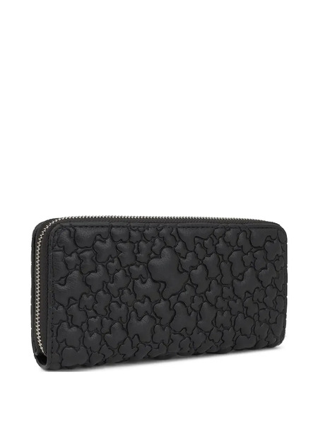  Tous Logo-embossed Zip-around Wallet - Black 