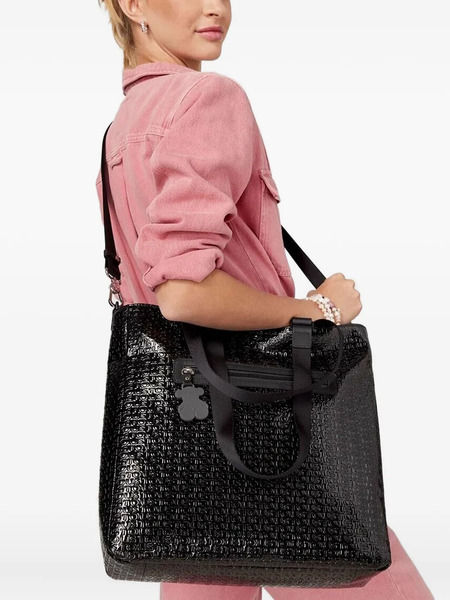  Tous Logo-pattern Tote Bag - Black 