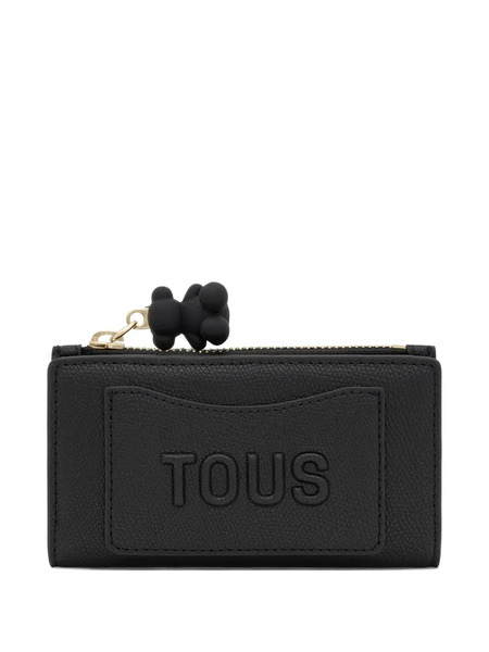  Tous Small Back To Basics Bear Zip Wallet - Black 