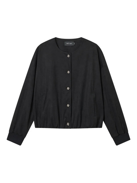  Tout A Coup Button-embellished Drawstring Jacket - Black 