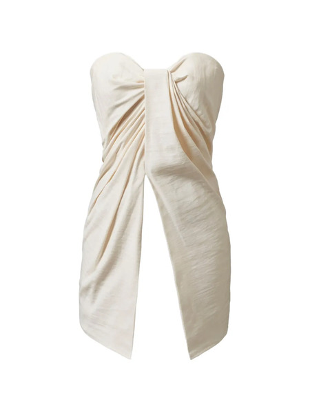 Tove Tuiren Draped Twisted Top - Neutrals 