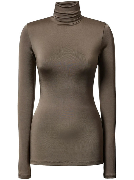  Tove Turtleneck Top - Brown 