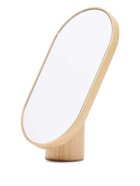  Tre Product Oval-frame Mirror - Brown 