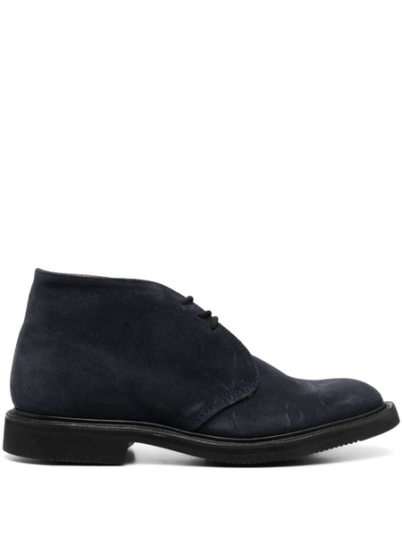  Tricker's Aldo Chukka Suede Ankle Boots - Blue 