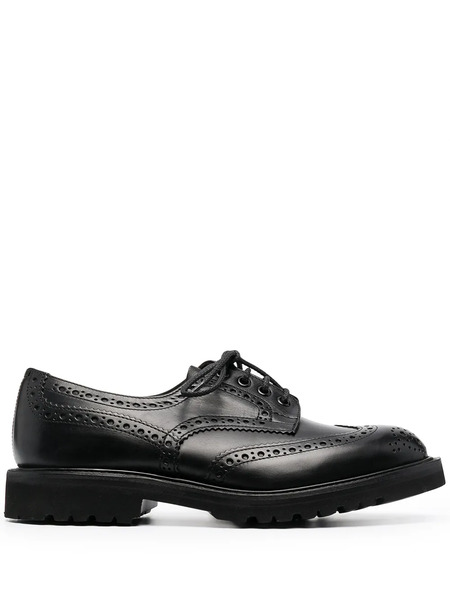  Tricker's Bourton Leather Derby Shoes - Black 