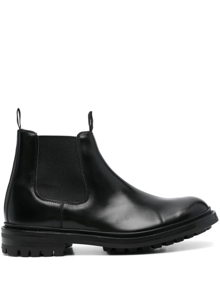  Tricker's Leather Chelsea Boots - Black 