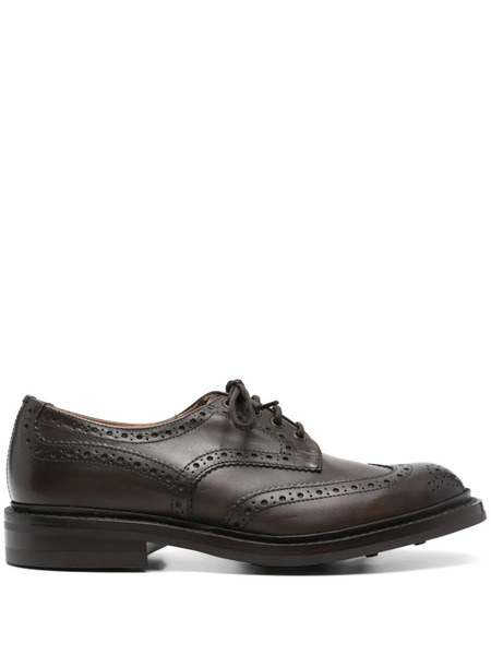  Tricker's Leather Derby Shoes - Brown 