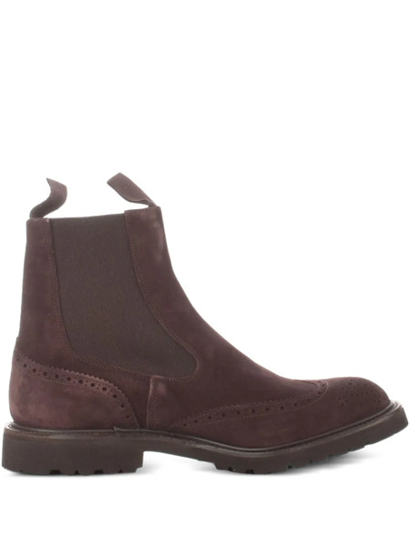  Tricker's Suede Chelsea Boots - Brown 