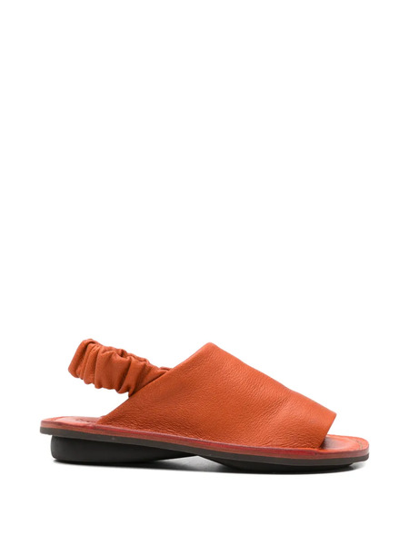  Trippen Nudge Gathered Pumps - Orange 