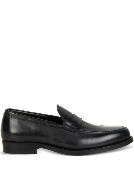  Triver Flight Leather Loafers - Black 